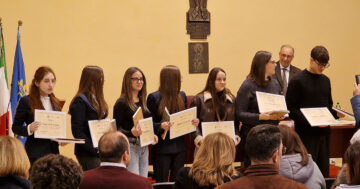 i ragazzi premiati dal Centro Studi Isola d'Ischia